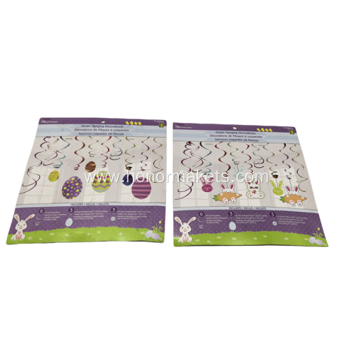 Easter Hanging Swirls Decorations